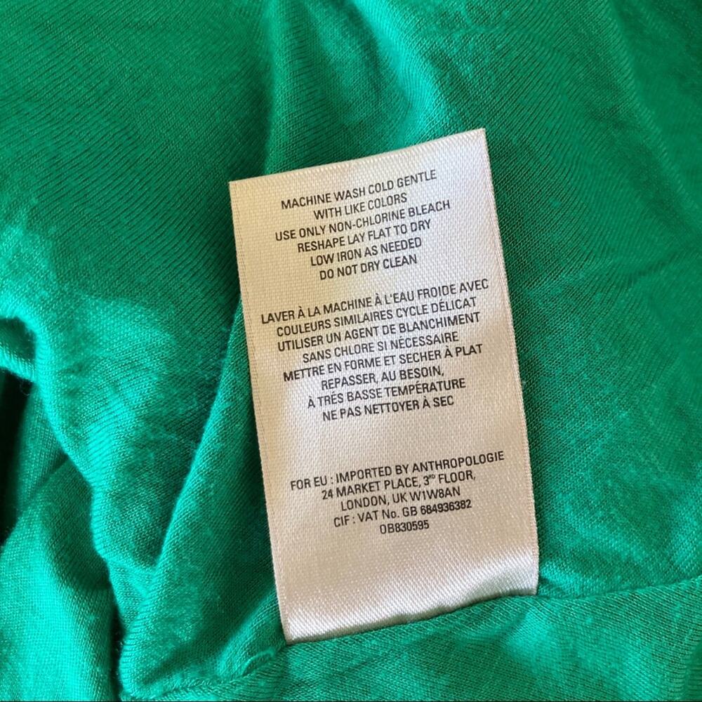 Anthropologie Green Pullover Fit&Flare Dress, XS - Picture 5 of 6